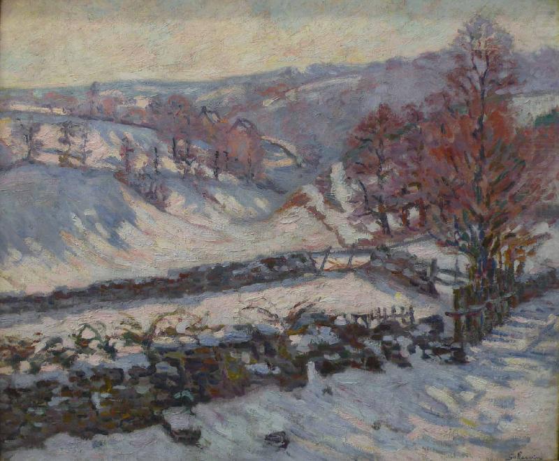 Paysage de neige a Crozant, Armand guillaumin